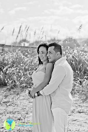 Engaged Couple in St Augustine Beach