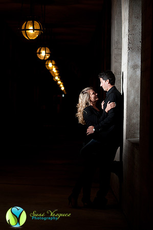 Engaged Couple in Downtown St Augustine