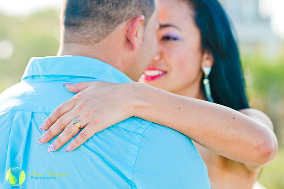 Engaged Couple in St Augustine Beach