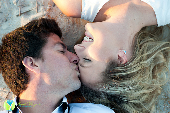 Engaged Couple in St Augustine Beach