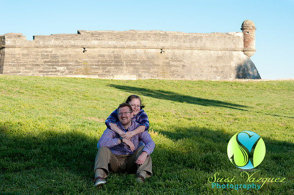 Engaged Couple in Downtown St Augustine